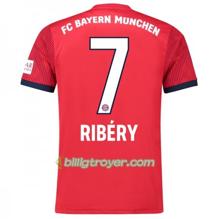 Billige Fotballdrakter FC Bayern München Ribery 7 Hjemmedraktsett 2018/19 Kortermet